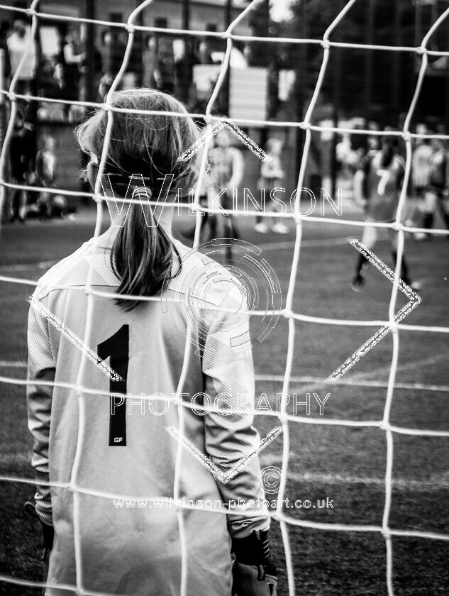 Child Goal Keeper BW